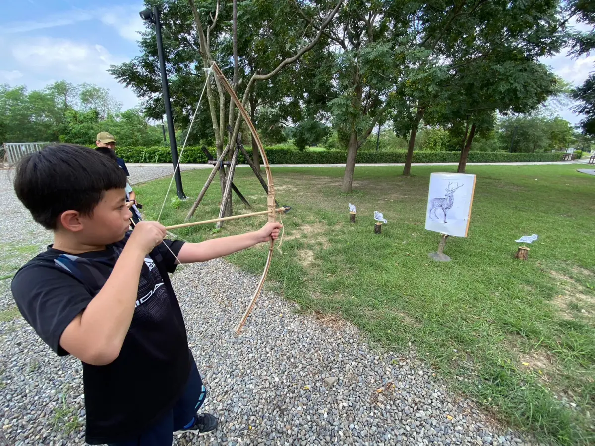 ▲「隆田Cha Cha園區」將於兒童節連假，舉辦射箭、鑽木取火等史前體驗活動，帶領民眾認識臺南豐富的文化資產。（圖／台南市文化局提供）