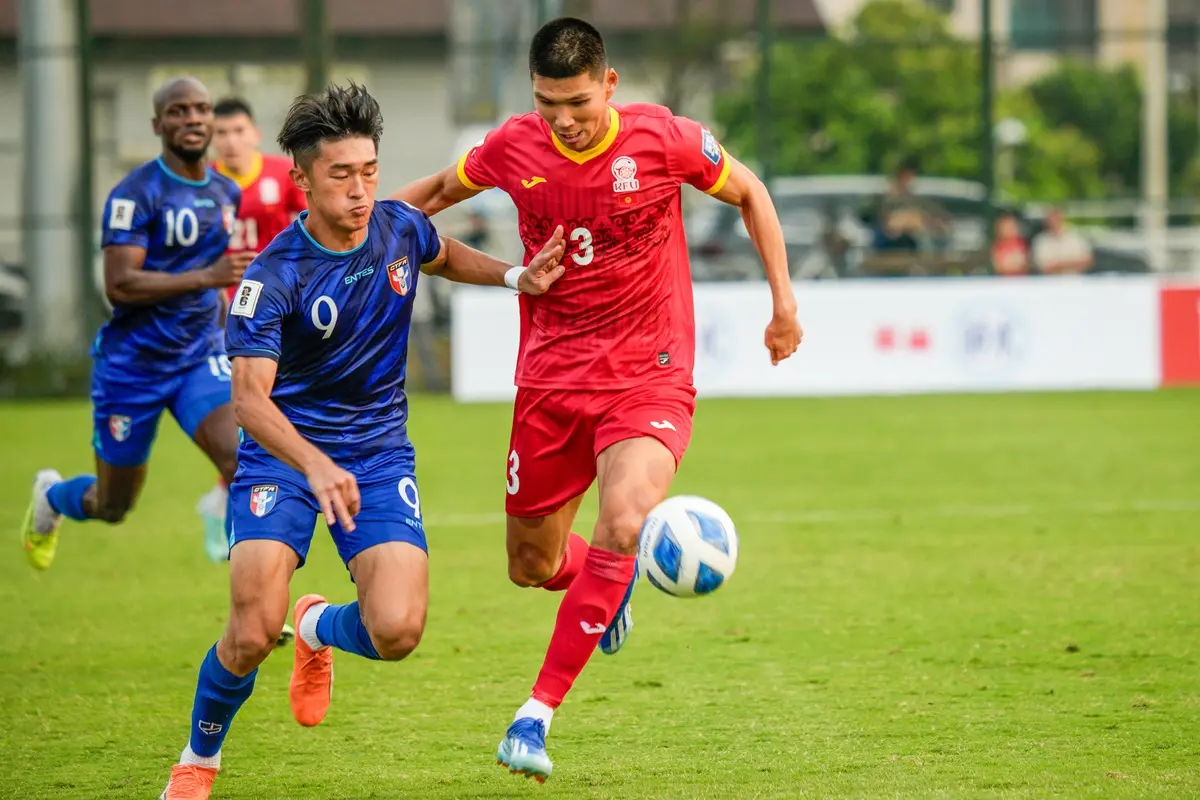 ▲2026世界盃暨2027亞洲盃資格賽第二輪，中華隊在小組賽最終戰於今（21）日下午4點於高雄市立楠梓足球場迎戰吉爾吉斯，中華隊終場以0:2輸球。（圖／大漢提供）
