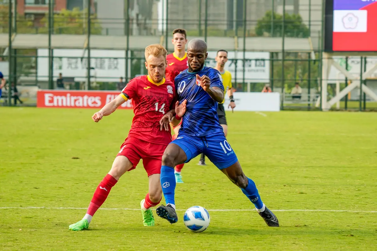 ▲2026世界盃暨2027亞洲盃資格賽第二輪，中華隊今年三月就是在高雄市立楠梓足球場迎戰吉爾吉斯。（圖／資料照，足協提供）