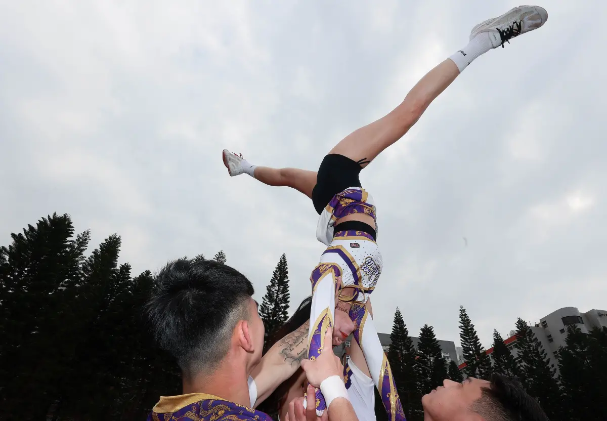 ▲本集的運動維納斯飛飛是國內頂級啦啦隊Monster的隊員，同時也是健身教練和健康餐餐廳老闆。（特約攝影 /郭運復攝）