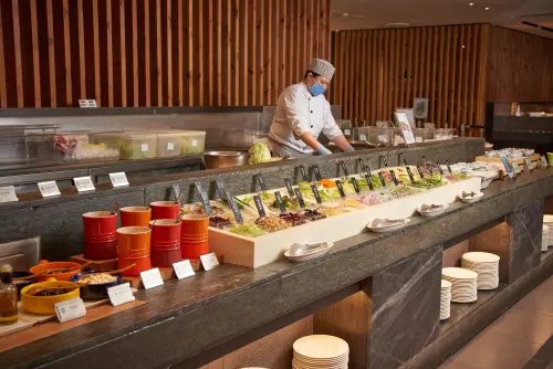 果然匯為饗賓餐旅所創立的蔬食Buffet品牌,曾經獲CNN介紹「世界十大素食城市—『台北』之代表餐廳」。(圖/饗賓餐旅提供) ▲果然匯為饗賓餐旅所創立的蔬食Buffet品牌,曾經獲CNN介紹「世界十大素食城市—『台北』之代表餐廳」。(圖/饗賓餐旅提供)