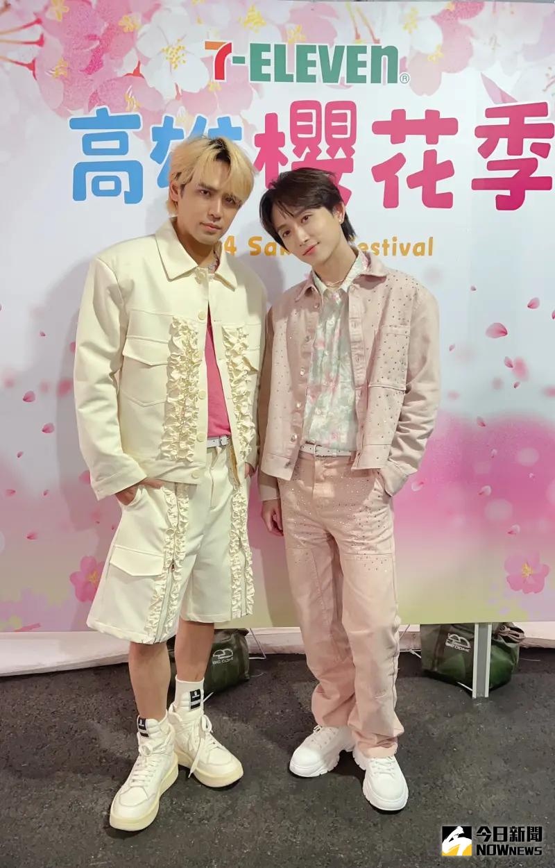 ▲陳零九(左)對於緋聞提問來者不拒。(圖/記者陳雅蘭攝)