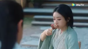 ▲《與鳳行》趙麗穎(右)被林更新的廚藝收服變成可愛「吃貨」。(圖/翻攝WeTV) ▲《與鳳行》趙麗穎(右)被林更新的廚藝收服變成可愛「吃貨」。(圖/翻攝WeTV)