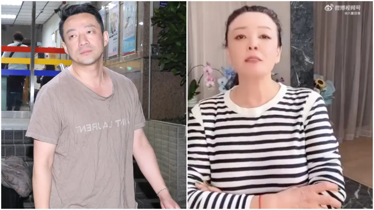 ▲汪小菲（左圖）昨晚闖大S豪宅大吵大鬧，張蘭深夜開直播護子，認為兒子被暗算了。（圖／記者陳明中攝、翻攝八醬日常微博）