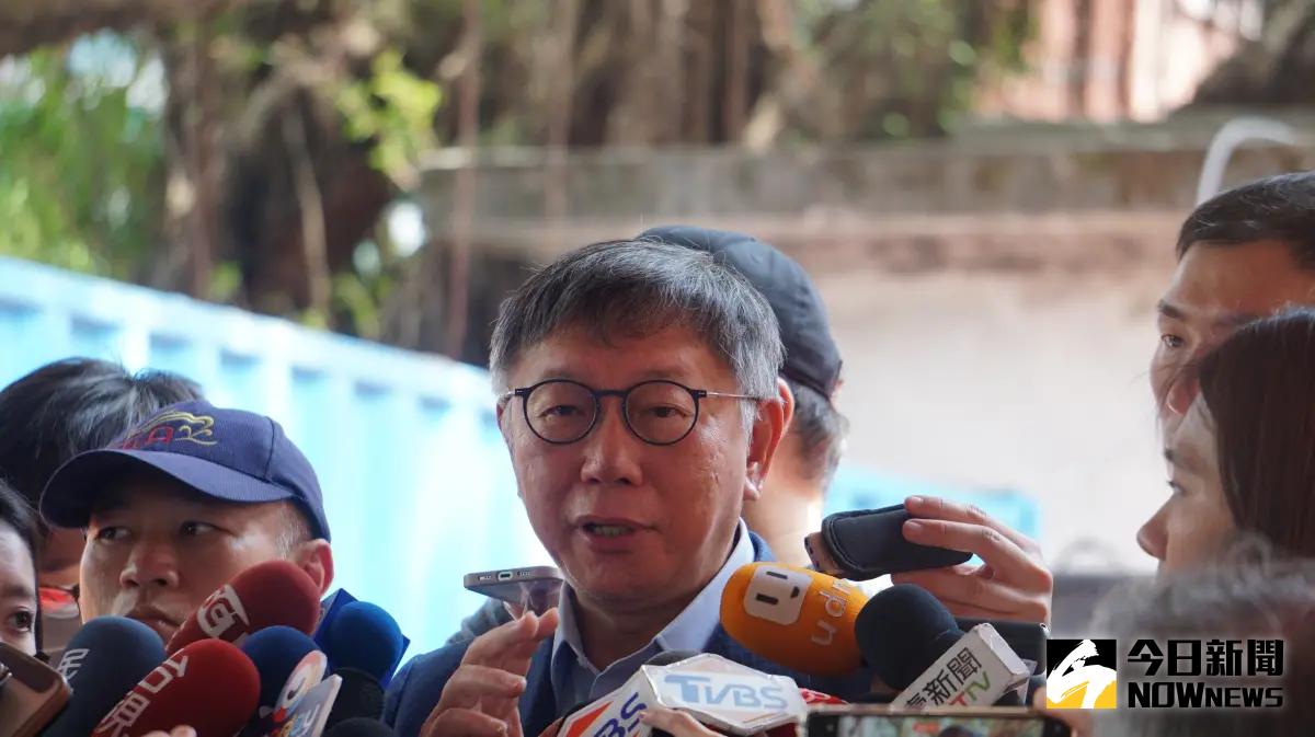 ▲台北市長蔣萬安質疑監視器費率是柯市府任內定案的，前市長柯文哲反嗆：「為何蔣任內變5.5億？」（圖／記者呂炯昌攝，2024.03.23）