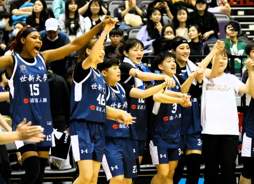 UBA世新大學女籃晉級四強。(圖/記者朱永強攝) ▲UBA世新大學女籃晉級四強。(圖/記者朱永強攝)