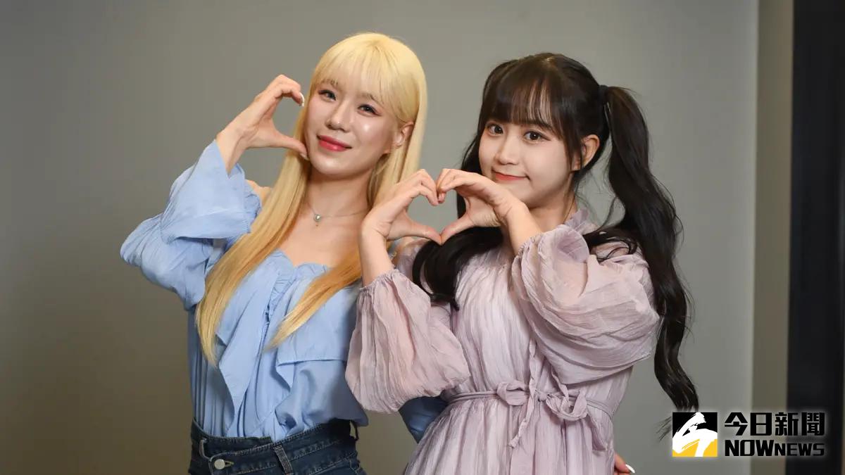 ▲李丹妃（左）分享來台灣後首次品嘗炸的臭豆腐，結果讓她當場不小心吐了出來，邊荷律（右）喝到「芋頭鮮奶」竟被絕妙的口感嚇到往後仰。（圖／記者陳明安攝影）