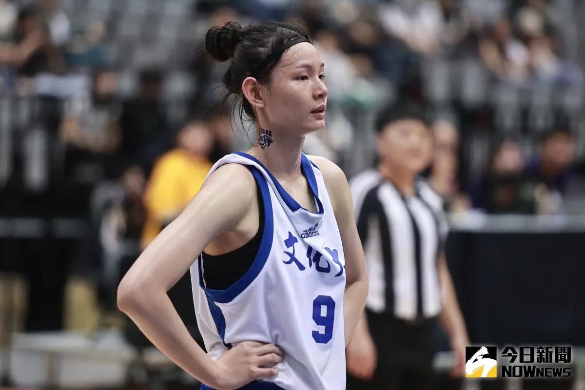 ▲文化大學郭虹廷一夫當關季軍戰攻下全場最高38分，期許大學生涯能夠拿下冠軍。（圖／記者葉政勳攝 , 2024.03.24）