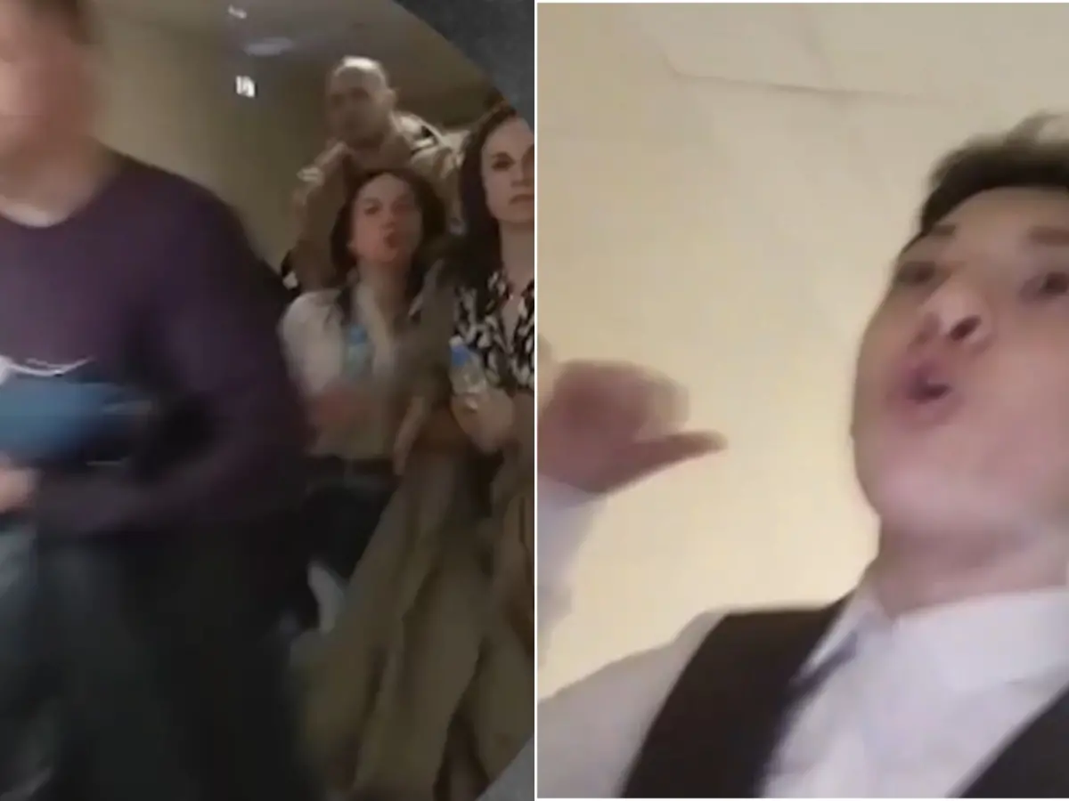 ▲ 15歲少年伊斯蘭發現人群往死路方向移動時，立刻高呼指揮觀眾朝正確逃生方向前進。（圖／翻攝自X）