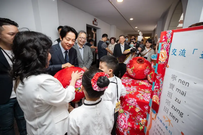 ▲賴清德出席在總統府內舉辦的「寶貝童心　夢想起飛」聯歡童樂會，希望讓身心障礙者能在台灣上追求夢想。（圖／總統府提供）