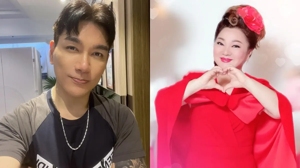 ▲涂晨洋（左）日前自爆被節目《我愛冰冰SHOW》封殺，對此，白冰冰的經紀人不忍還原「溝通過程」，強調：「沒有封殺任何人！」（圖／FB）