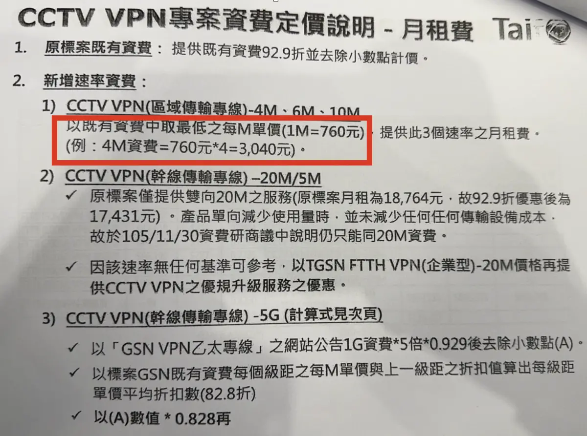 ▲林延鳳拿出訂定費率公文，喊話把柯文哲比照５大案送檢調、監察院。（圖／林延鳳提供）