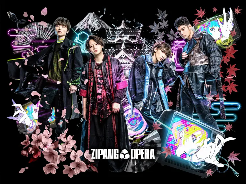 ▲日本舞演團體ZIPANG OPERA 6月15日來台開唱，演出被讚「超越2.5次元界線」。（圖／雅慕斯娛樂提供）