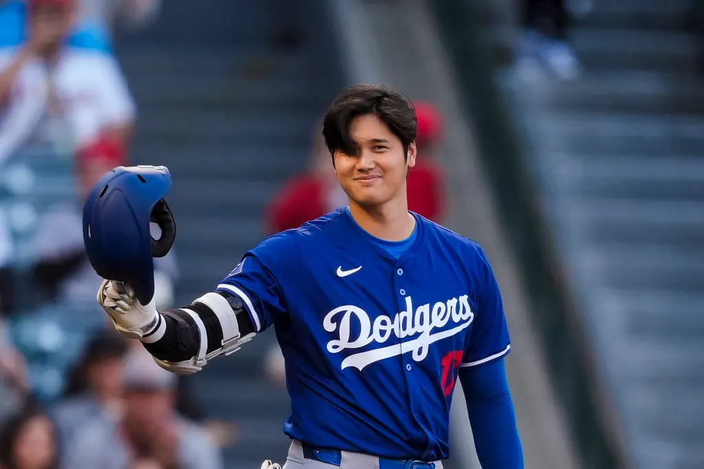 ▲大谷翔平最後一場熱身賽，對手也是天使隊，受到球迷熱烈歡迎。（圖／美聯社／達志影像）