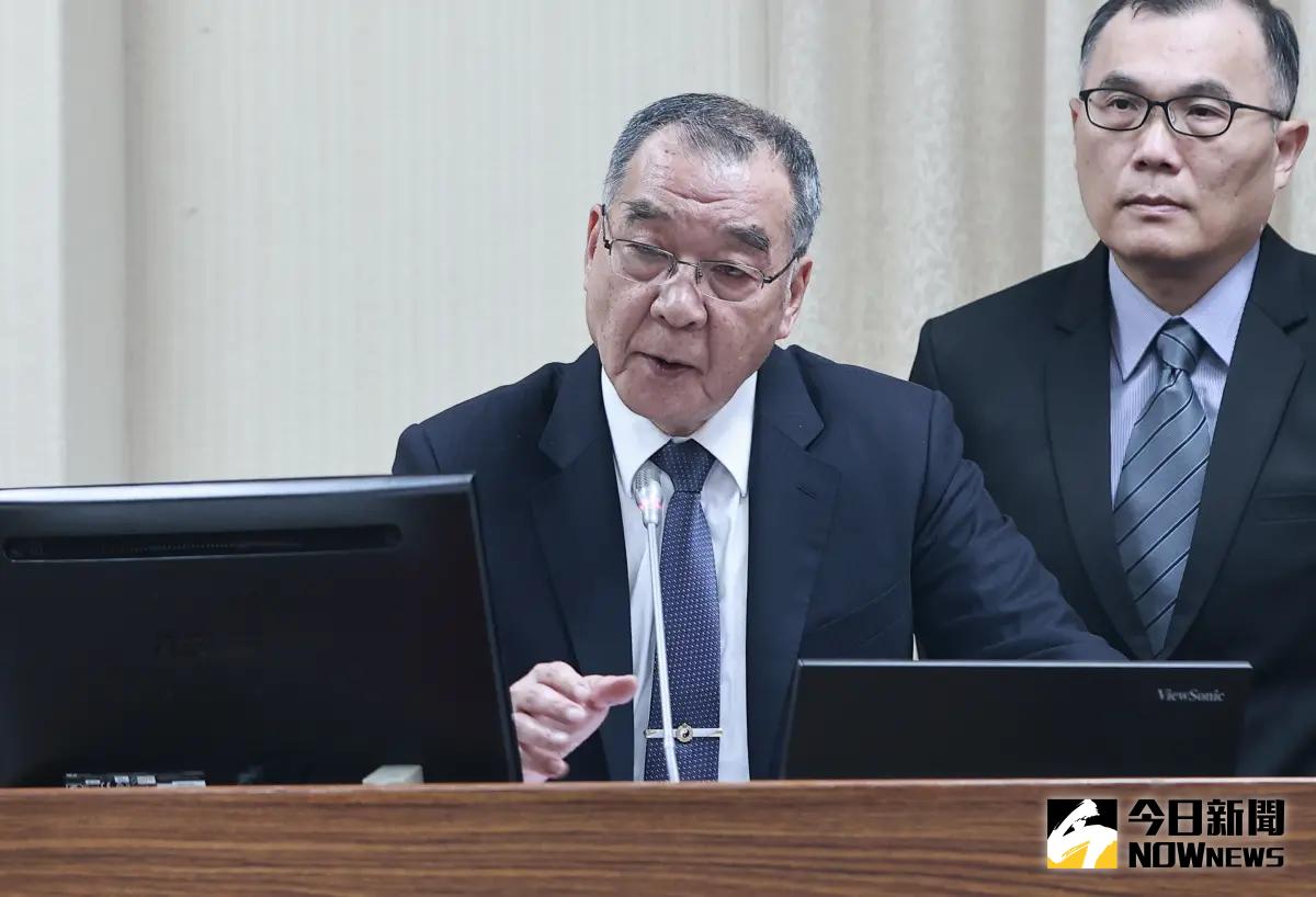 ▲國防部長邱國正請辭獲得慰留。（圖／記者葉政勳攝）