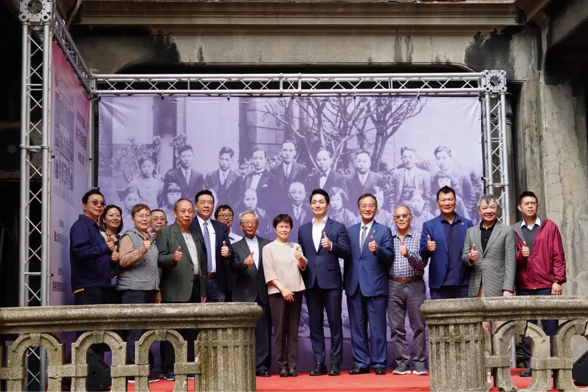 ▲台北市長蔣萬安出席「直轄市定古蹟陳天來故居修復工程」開工儀式。（圖／北市府提供）