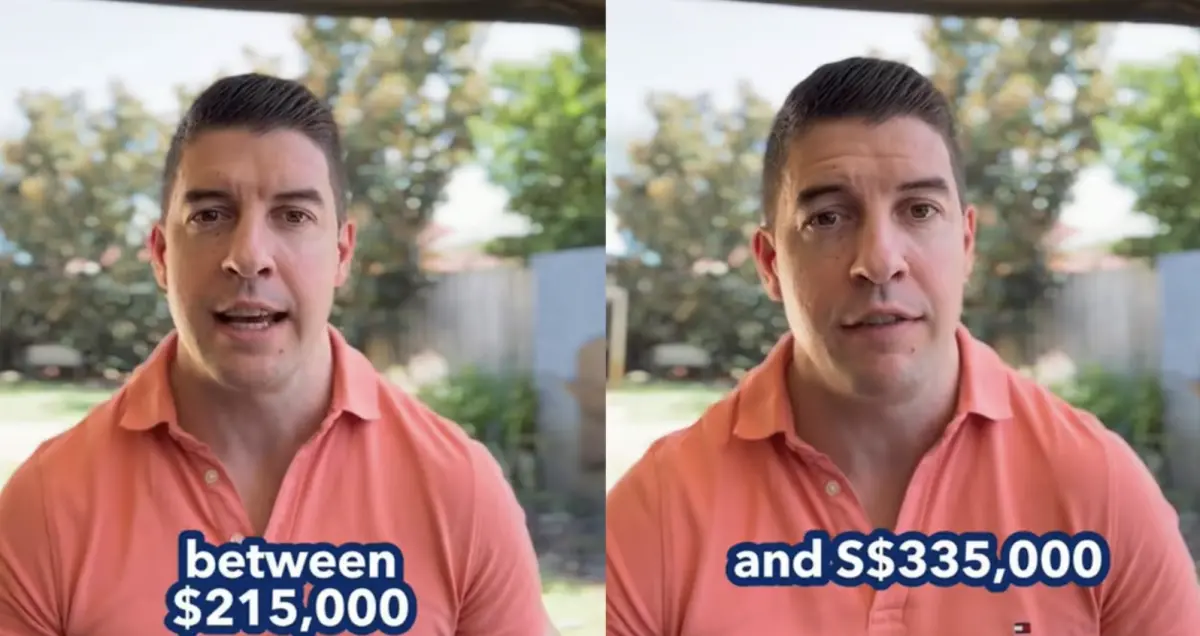 ▲澳洲理財專家指出至少要年收736萬元，也就是一個家庭的月收入約需達61萬元，才能負擔住在新加坡的生活。（圖／翻攝自影片）