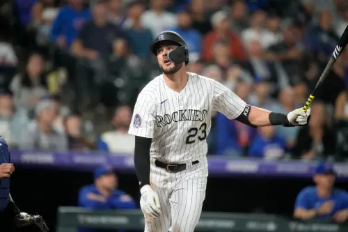 ▲科羅拉多洛磯隊球星「老大」Kris Bryant成績表現受傷影響，新賽季期待強勢反彈。（圖／美聯社／達志影像）