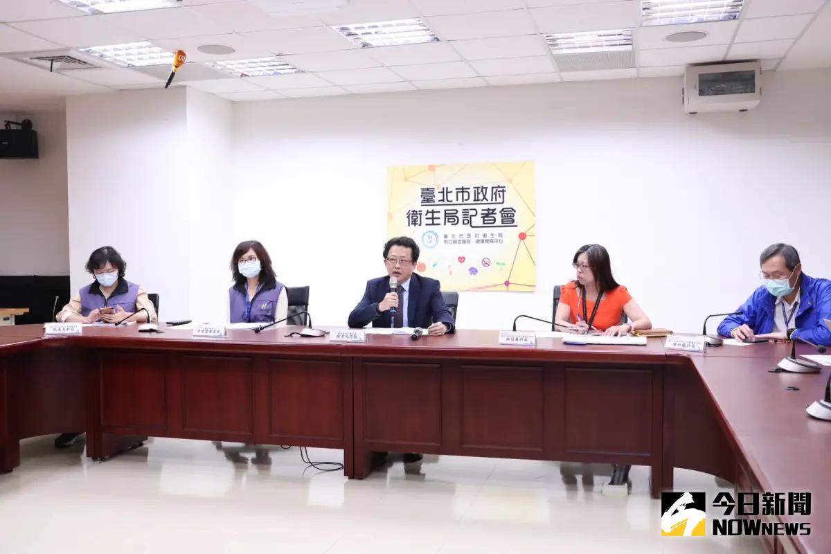 ▲台北市信義區寶林茶室疑食品中毒案，台北市衛生局也在下午4時30分召開記者會說明。（圖／記者朱永強攝，2024.03.27）