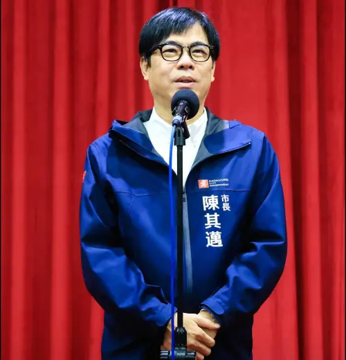 ▲陳其邁感謝黃仁勳將高雄初步結果向全世界發表,未來將持續與系統服務廠商發展各項落地應用服務。(圖/高市府提供) ▲陳其邁感謝黃仁勳將高雄初步結果向全世界發表,未來將持續與系統服務廠商發展各項落地應用服務。(圖/高市府提供)