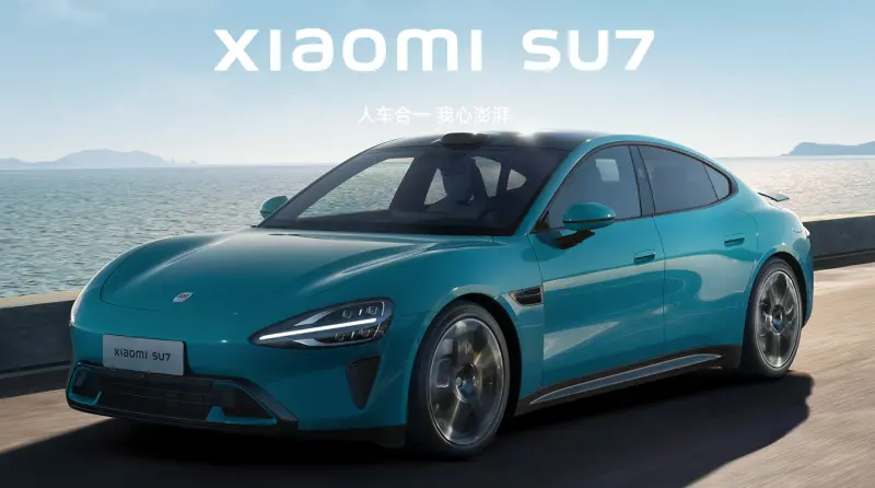 ▲中國小米集團3月底宣布「SU7」純電動汽車正式上市，跨界到造車。（圖／翻攝自小米汽車官網）