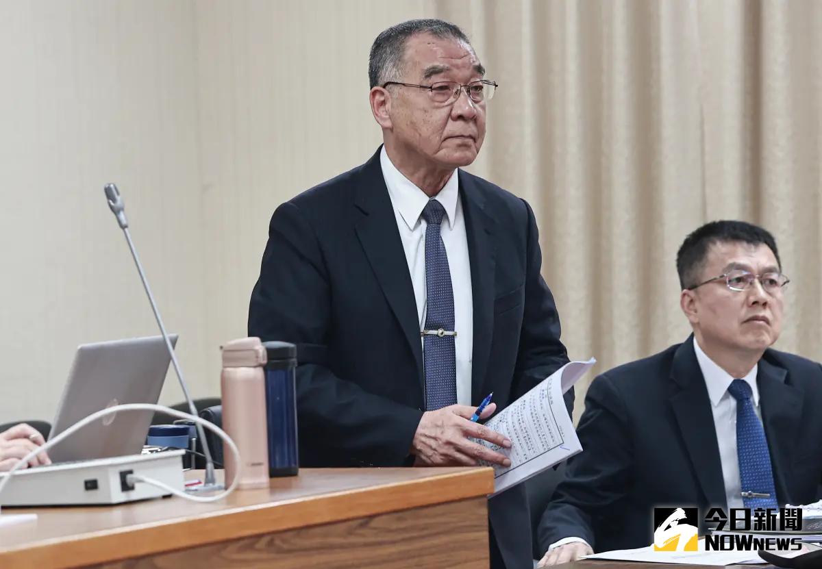 ▲國防部長邱國正到立法院備詢。（圖／記者葉政勳攝 , 2024.04.01）