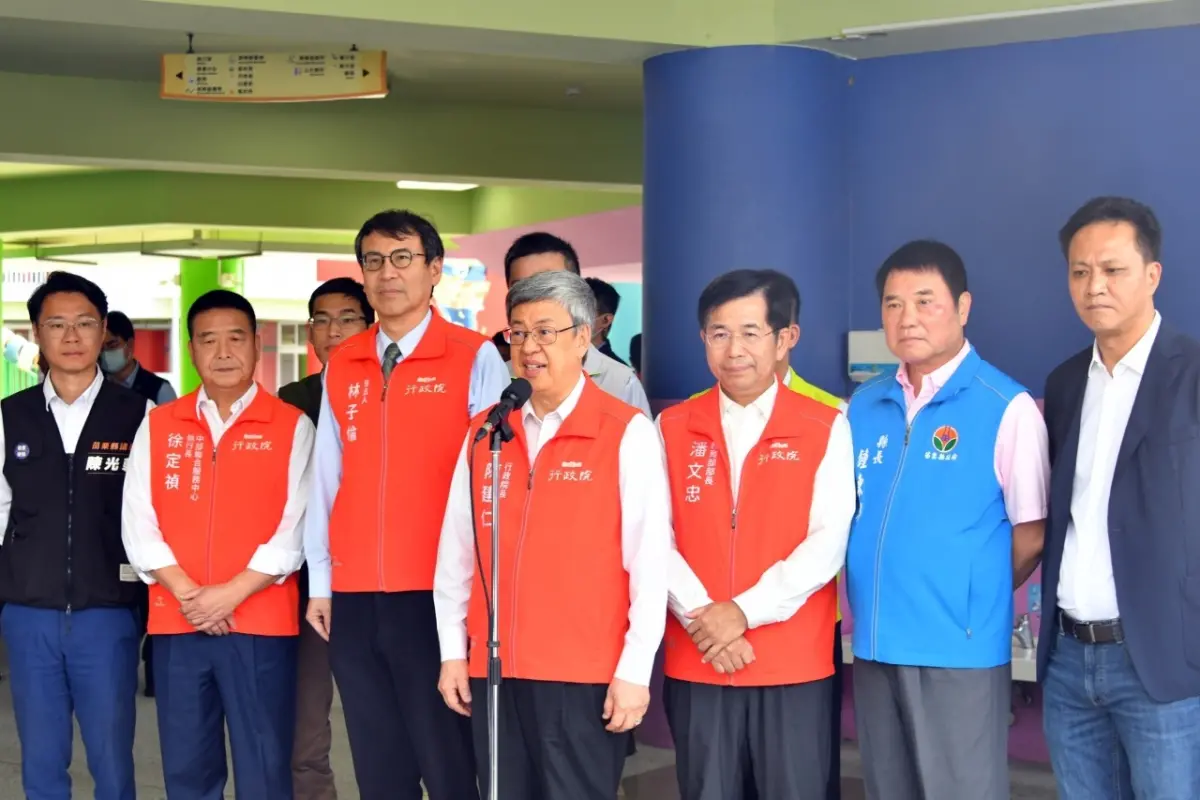 ▲行政院長陳建仁政院昨已公告花蓮縣為災區並生效，將撥款3億元供縣府緊急使用。（圖／行政院提供）