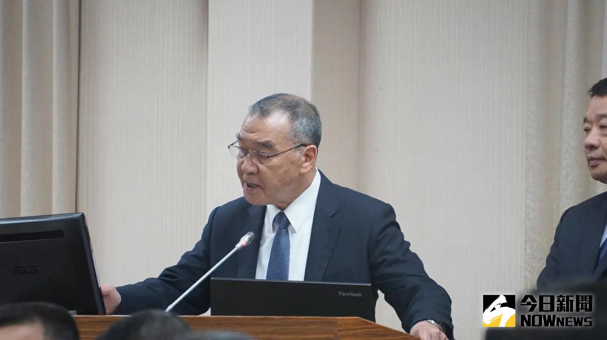 ▲金防部稱逆光沒發現中國無人機偷拍，國防部長邱國正表示，不認同。（圖／記者呂炯昌攝，2024.04.01）