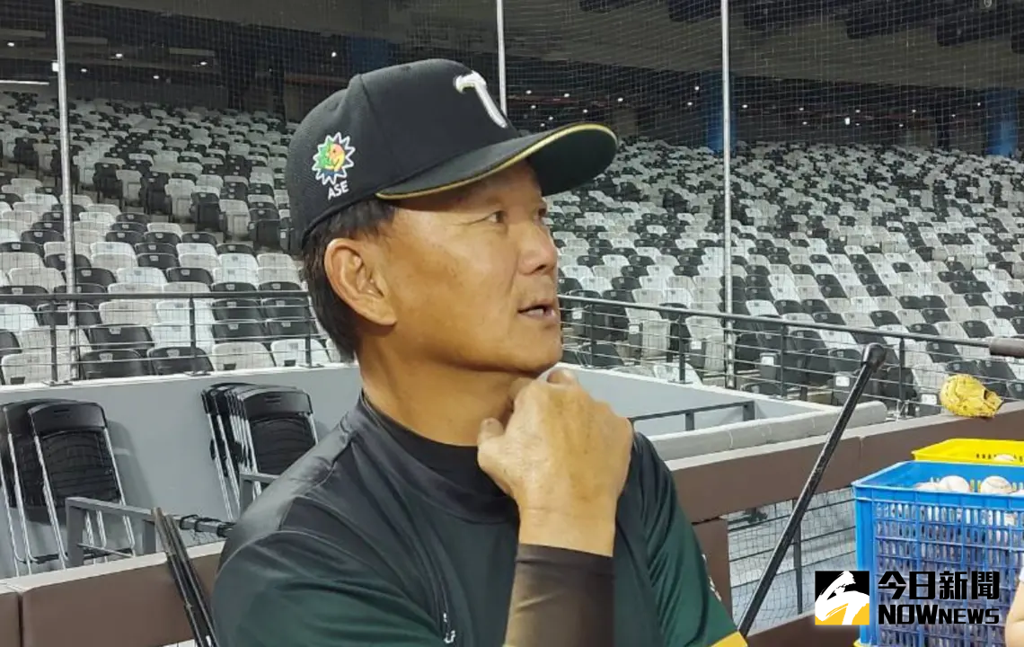 ▲「洪總」洪一中預感不久會有第2顆蛋，去遍日本6大巨蛋認為台灣的更有特色。（圖／記者林之越攝）