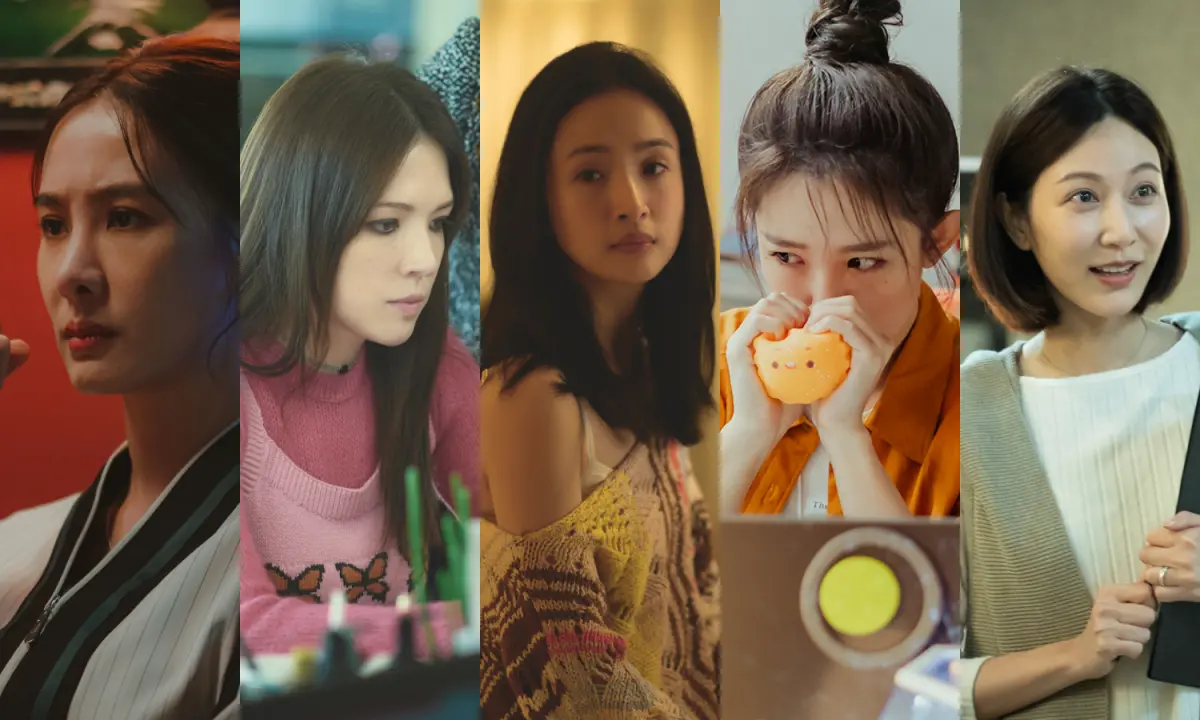 ▲安心亞《女孩上場2》（左起）、許瑋甯、林依晨《不夠善良的我們》、郭書瑤《完全省錢戀愛手冊》、曾莞婷《省省吧！我家富貴發》等戲劇在4月播出。（圖／客家電視台、公共電視、TVBS、瀚草文創提供）