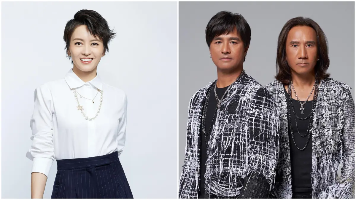 ▲梁詠琪（左圖）將於本月攻蛋；動力火車則是要於高雄巨蛋一口氣唱2場。（圖／小金鹿娛樂提供、華研國際提供）