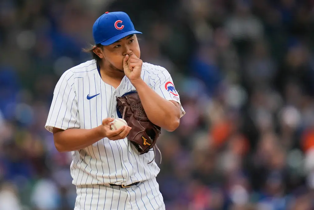 ▲今永昇太初登板差點「無安打」！先發6局狂飆9K，生涯首勝入袋。（圖／美聯社／達志影像）