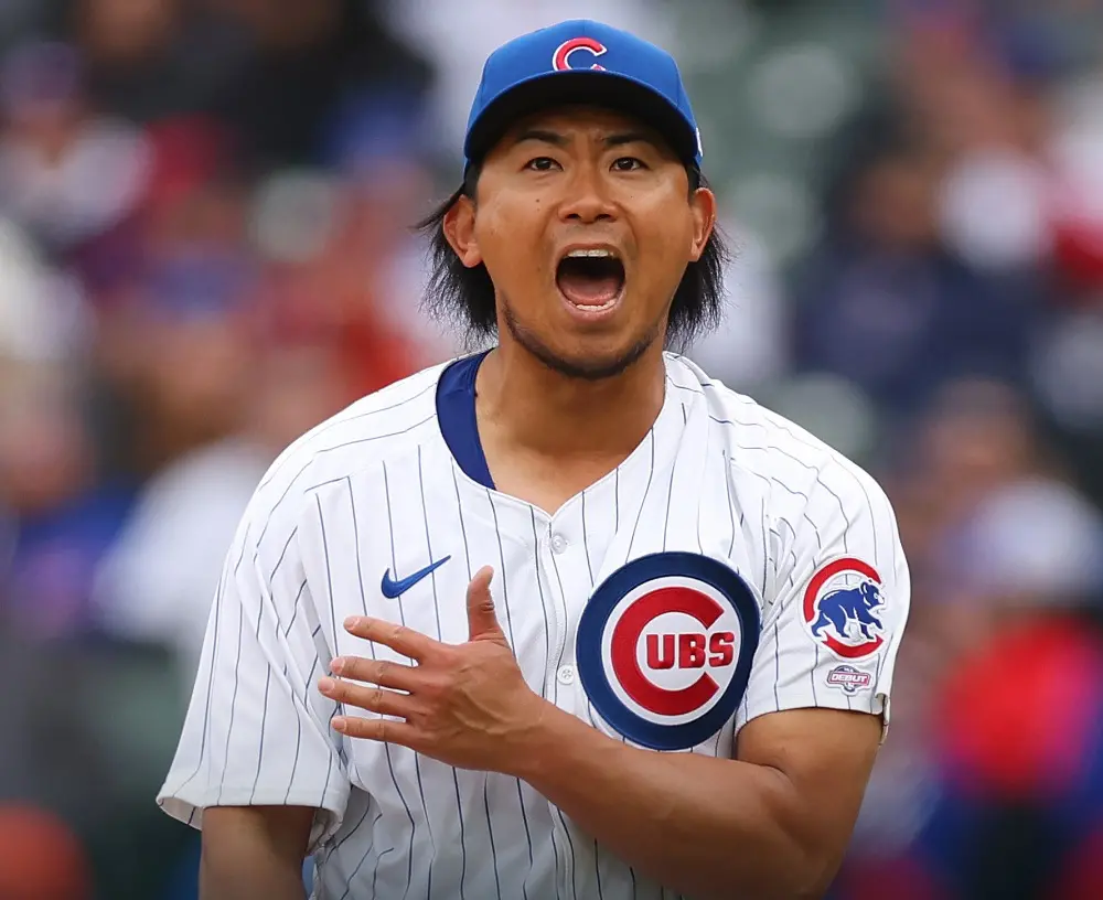 ▲小熊日籍投手今永昇太擔綱主場開幕戰先發重任，繳出6局9K無失分好投，順利摘下大聯盟生涯首勝。（圖／美聯社／達志影像）