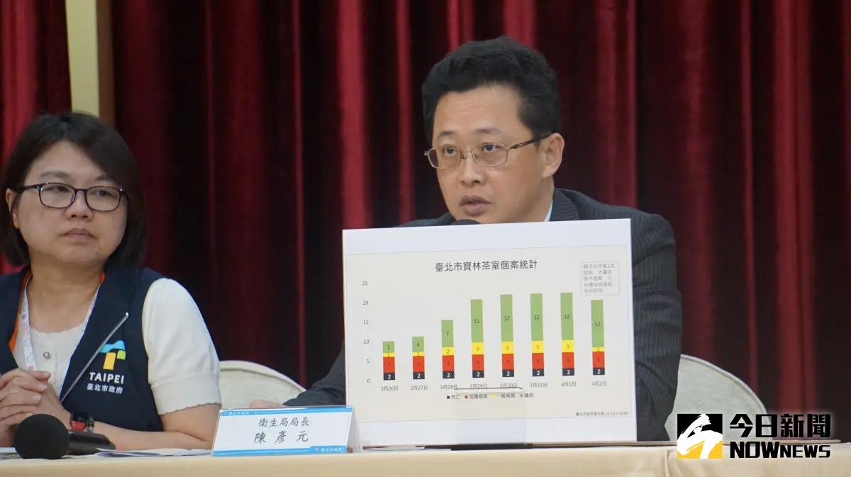 ▲北市衛生局長陳彥元證實寶林廚師手部驗出米酵菌酸毒素。（圖／記者呂炯昌攝，2024.04.02）