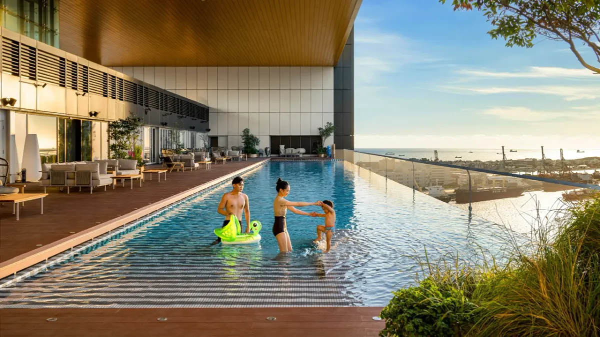 ▲「Sabai Sabai 泰式潑水節派對」 將在24樓高空無邊際泳池舉辦。（圖／承億酒店提供）