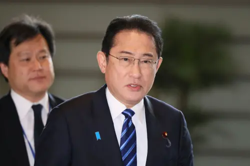 ▲日本首相岸田文雄在第一時間回應台灣地震。（圖／美聯社／達志影像）