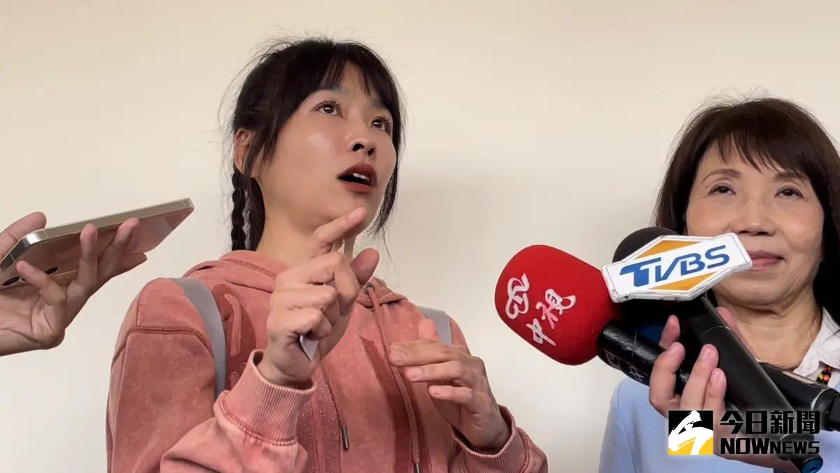 ▲原定在早上9點出席的藝人小嫻搭乘的高鐵班次因地震延誤，本人還原當時情況。（圖／記者林志怡攝，2024.04.03）