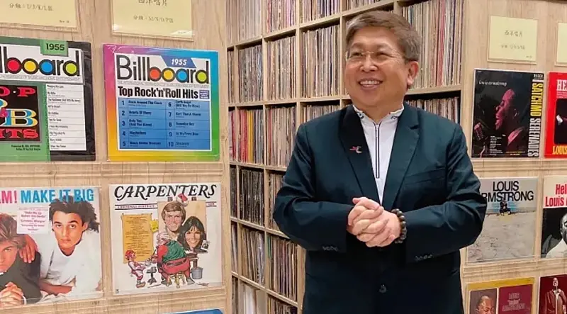 ▲威剛董事長陳立白熱愛音樂，也是黑膠唱片收藏家，打造亞洲最大的私人黑膠收藏博物館日前對外開放。（圖／擷取自威剛黑膠博物館官網）