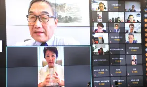起飛前遇強震!盧秀燕星國落地 急與災害應變中心視訊會議