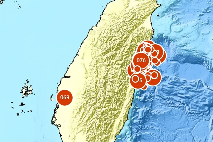 ▲花蓮7.2大地震所衍生的餘震已經破百起，氣象署預估，整個地震序列最常要半年才會結束。（圖／中央氣象署提供）