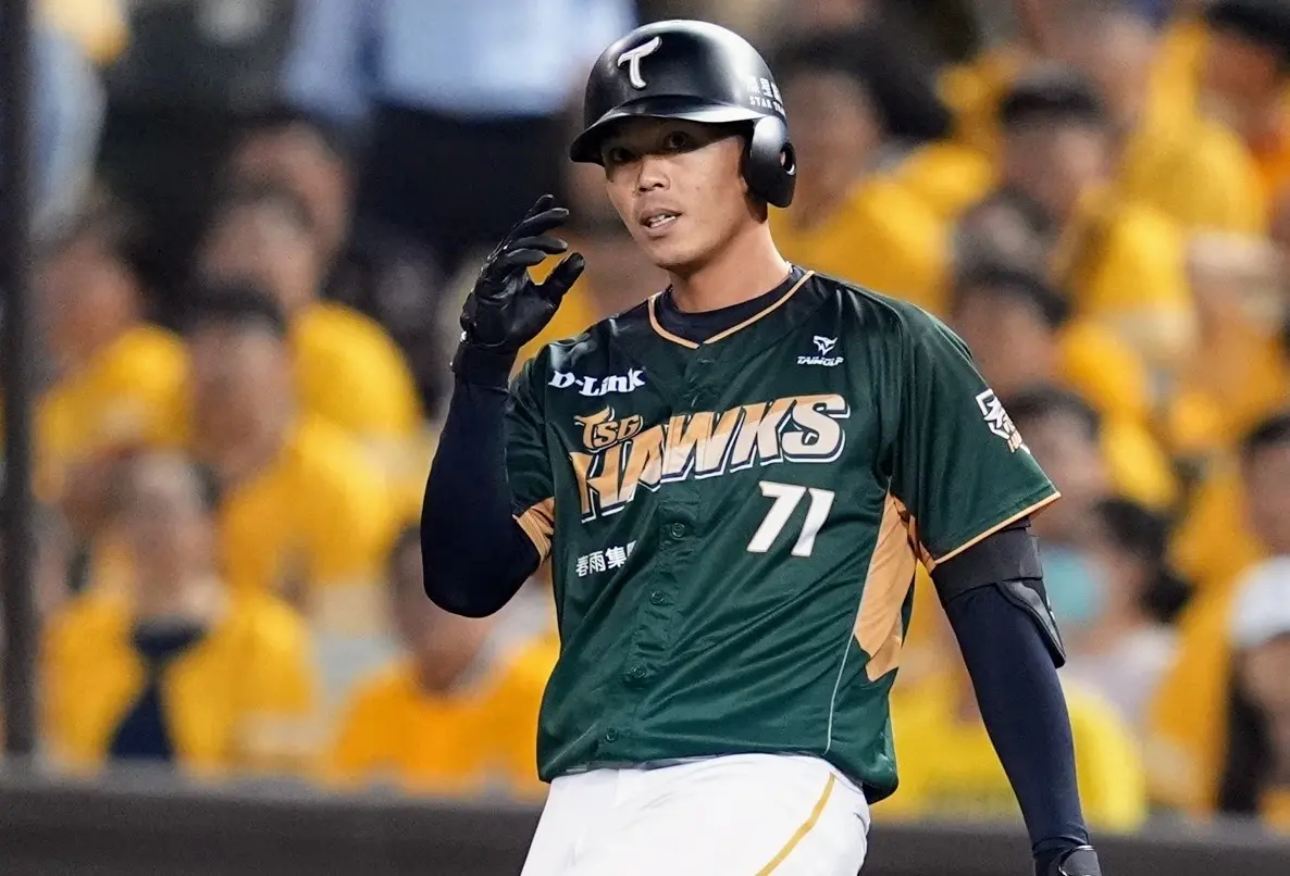 ▲杜家明敲出台鋼雄鷹首分打點。（圖／台鋼提供）