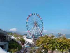 ▲台北市兒童新樂園，連假期間憑兒童月手冊「免費入園」。（圖／記者蕭涵云攝）