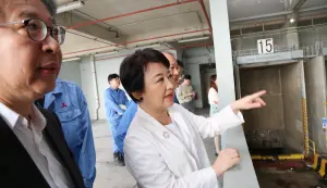 訪星國首站觀摩垃圾焚化發電　盧秀燕：可做台灣國家能源發展參考
