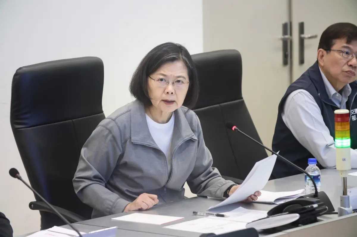 ▲總統府發言人林聿禪今（8）日表示，為使第一線救災人員能專注救災工作，不因總統行程而增加維安負擔。（圖／資料照片）