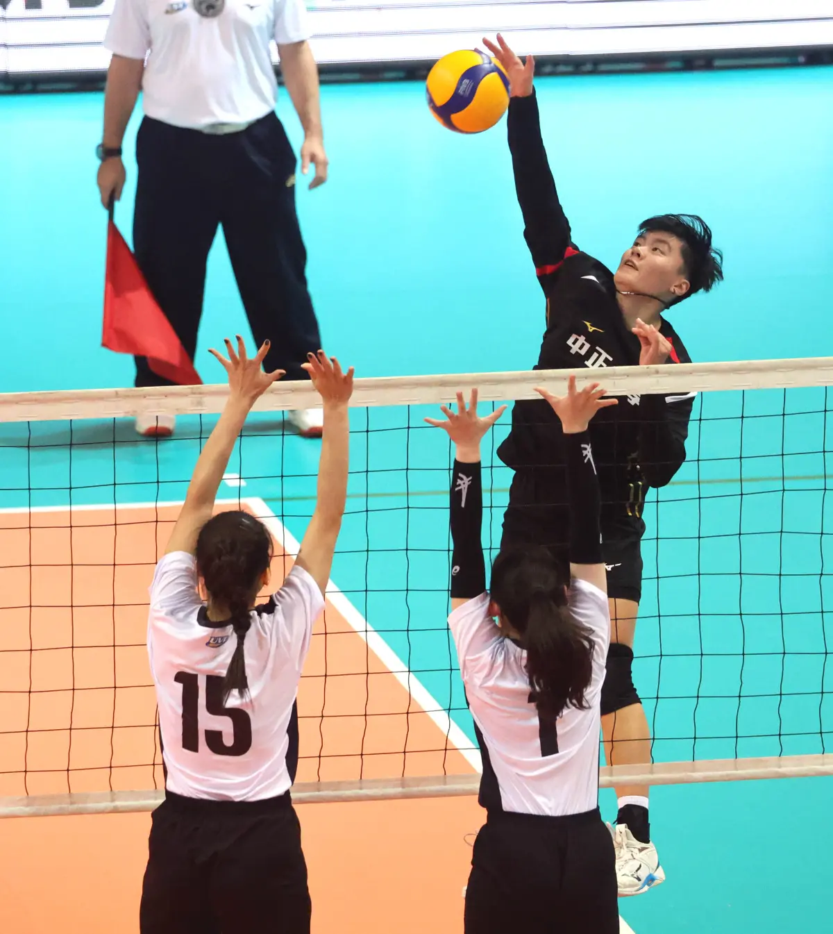 ▲中正大學葉軒岑得25分。（圖／大專體總提供）