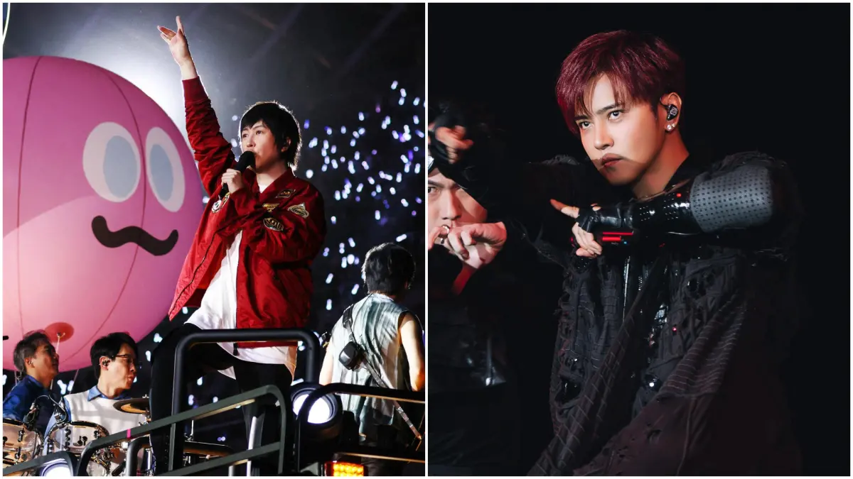 ▲五月天（左圖）捐款500萬，給受到這次影響的地區重建校園；羅志祥主動捐款、捐物資給地震受災戶。（圖／相信音樂提供、寬宏藝術提供）