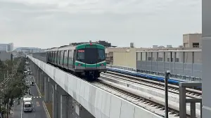 ▲高雄捷運今執行RK1岡山車站通車試運轉測試。（圖／高市府捷運局提供）