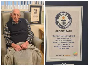 全球最長壽男人！英國111歲人瑞每週吃炸魚薯條：活得久全憑運氣
