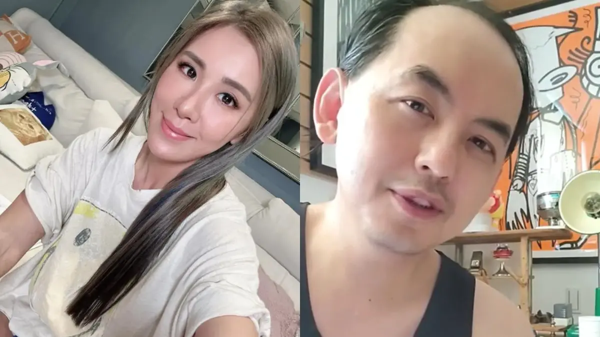 ▲黃子佼購買未成年少女不雅片，小禎（左圖）看著16歲女兒，越想越覺得噁心。（圖／胡小禎、黃子佼臉書）