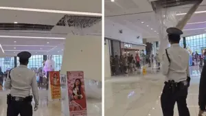 菲律賓商場天花板漏水坍塌　驚人畫面TikTok瘋傳、觀看破千萬
